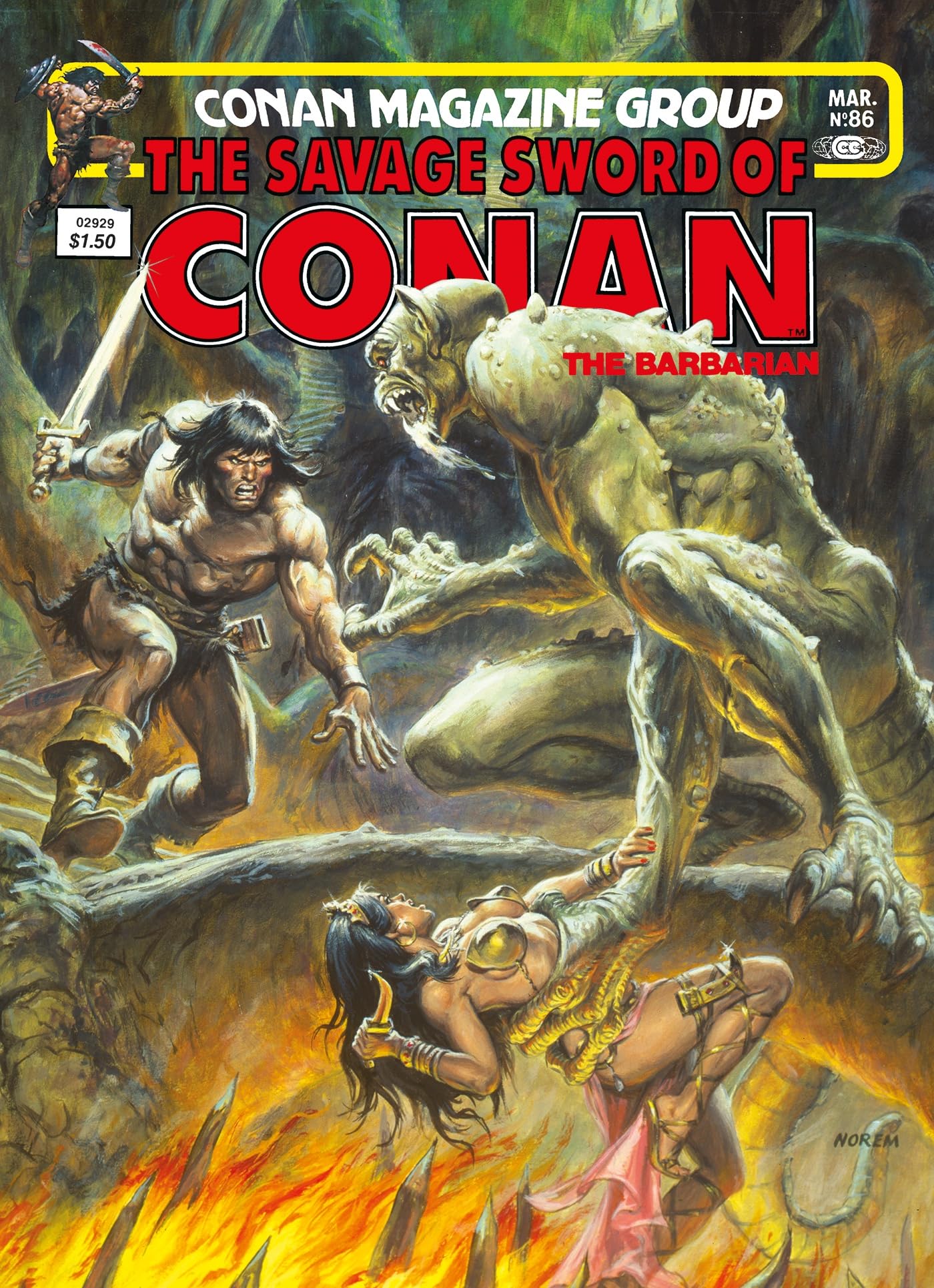 The Savage Sword of Conan the Original Comics Omnibus 6 (Savage Sword of Conan Omnibus, Band 6) Manga