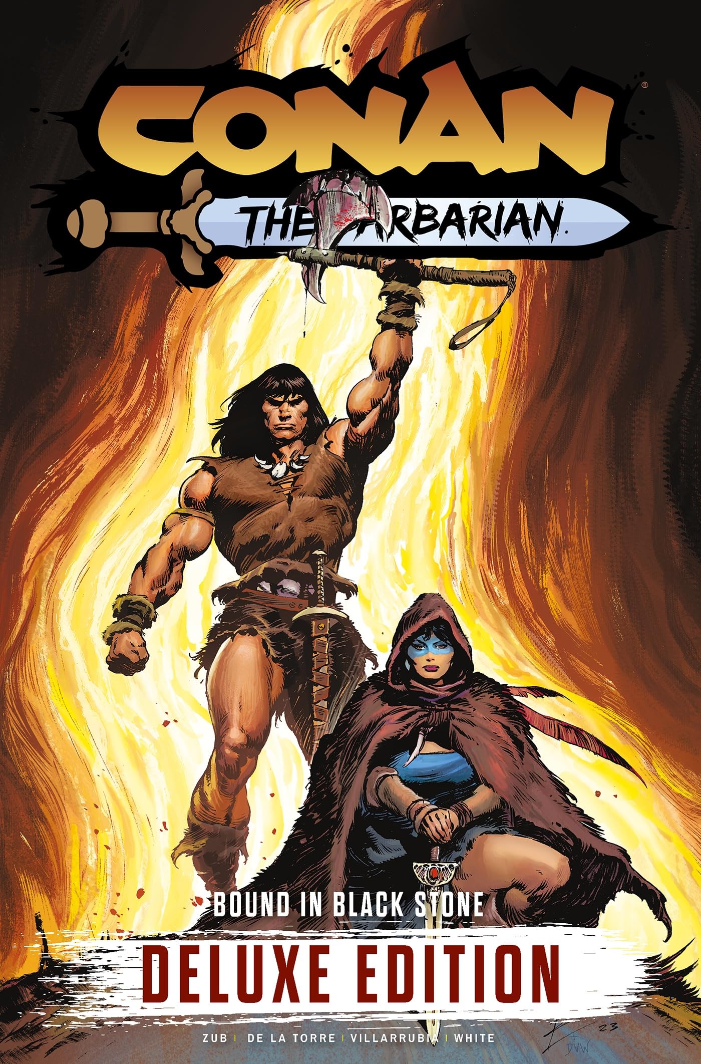 Conan the Barbarian Vol. 1: Bound in Black Stone Deluxe Edition Manga