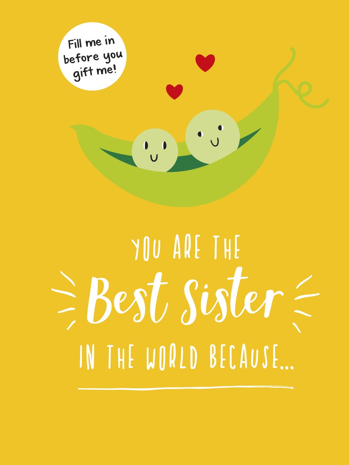You Are the Best Sister in the World Because... Lifestyle