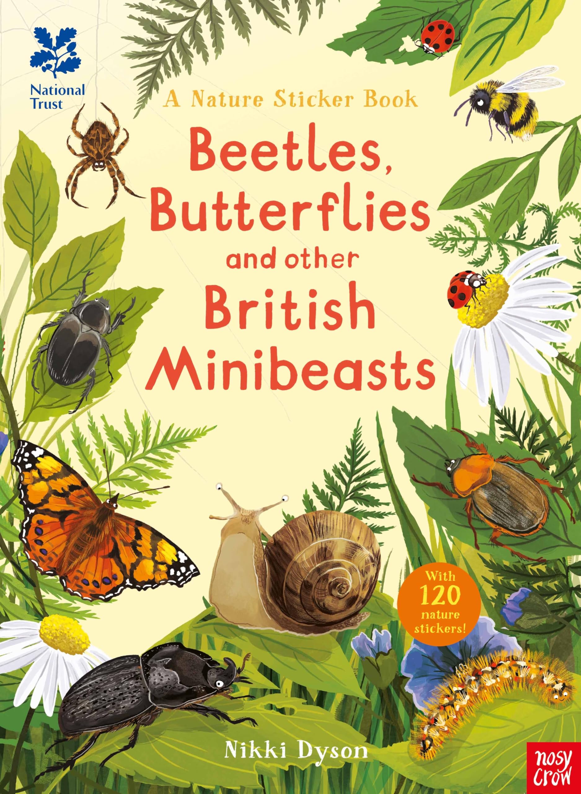 National Trust: Beetles, Butterflies and other British Minibeasts Tiptoi & Games