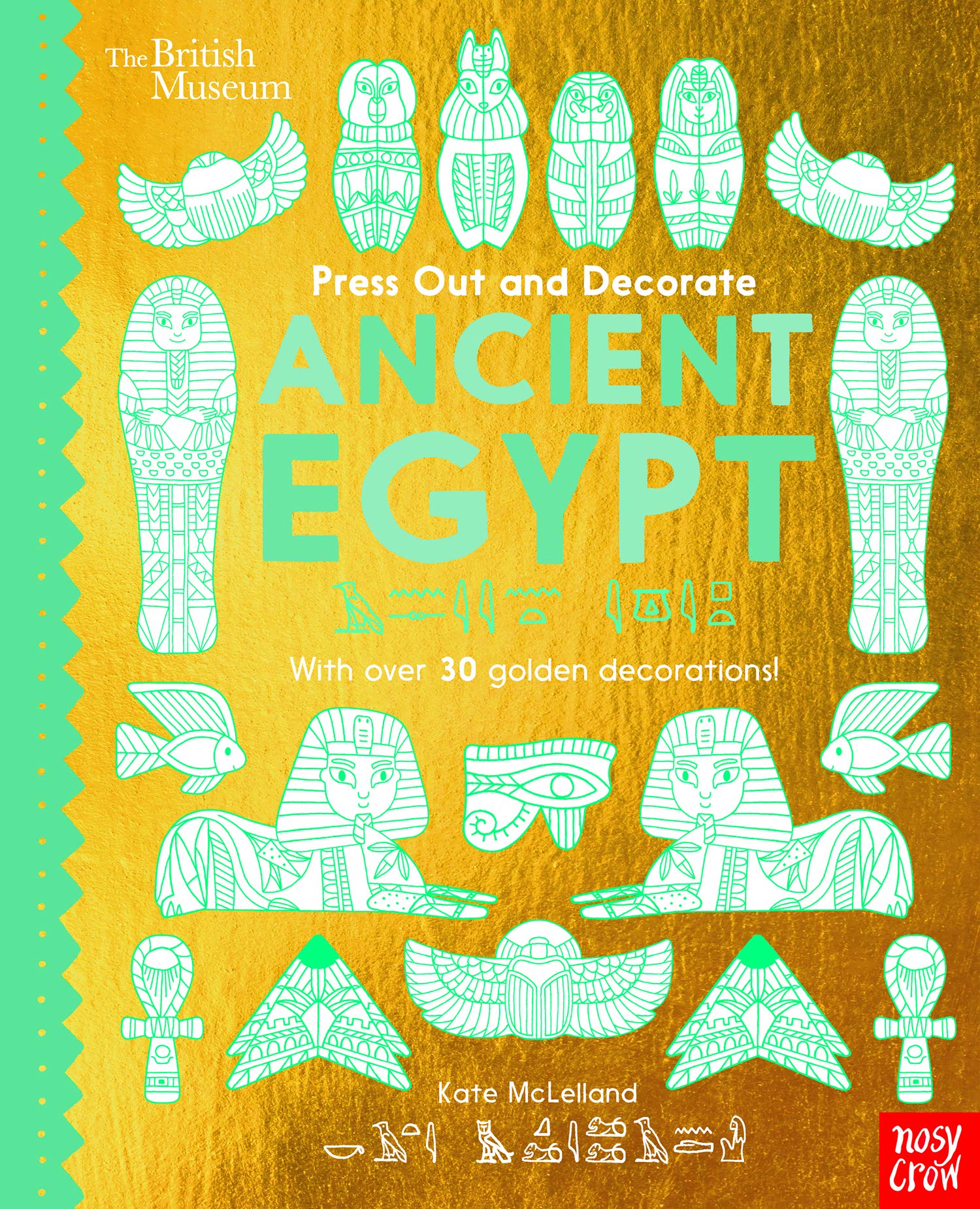 British Museum Press Out and Decorate: Ancient Egypt Tiptoi & Games