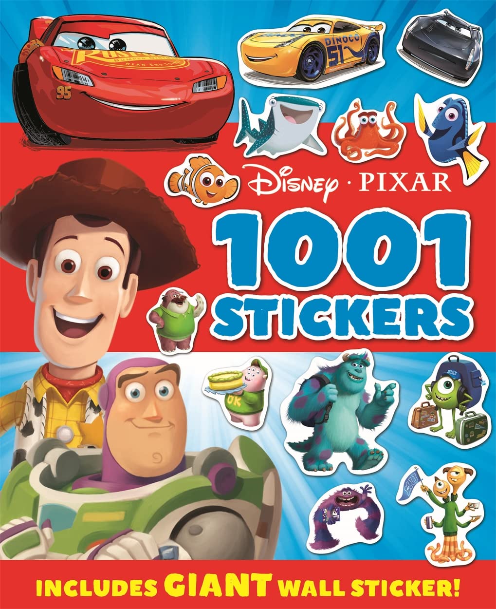 Disney Pixar Mixed: 1001 Stickers book