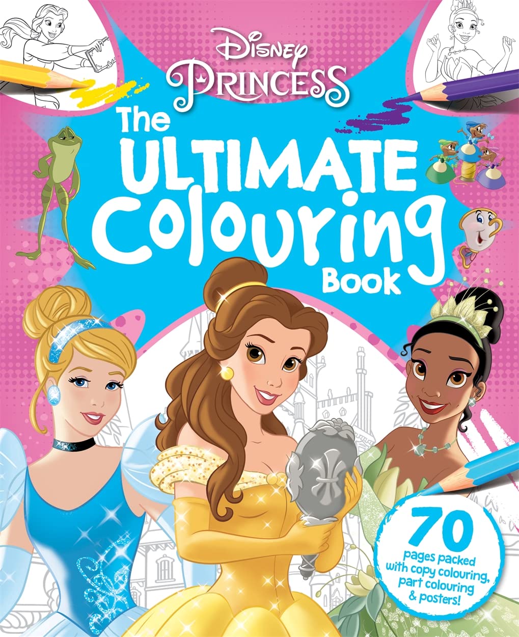 Disney Princess Mixed: The Ultimate Colouring Book (Mammoth Colouring Disney) Tiptoi & Games