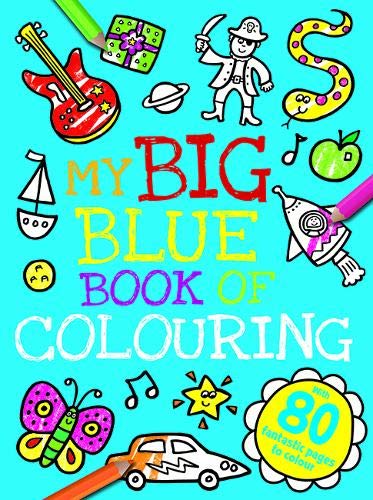 My Big Blue Book of Colouring (My First Mega Colouring 2) Tiptoi & Games