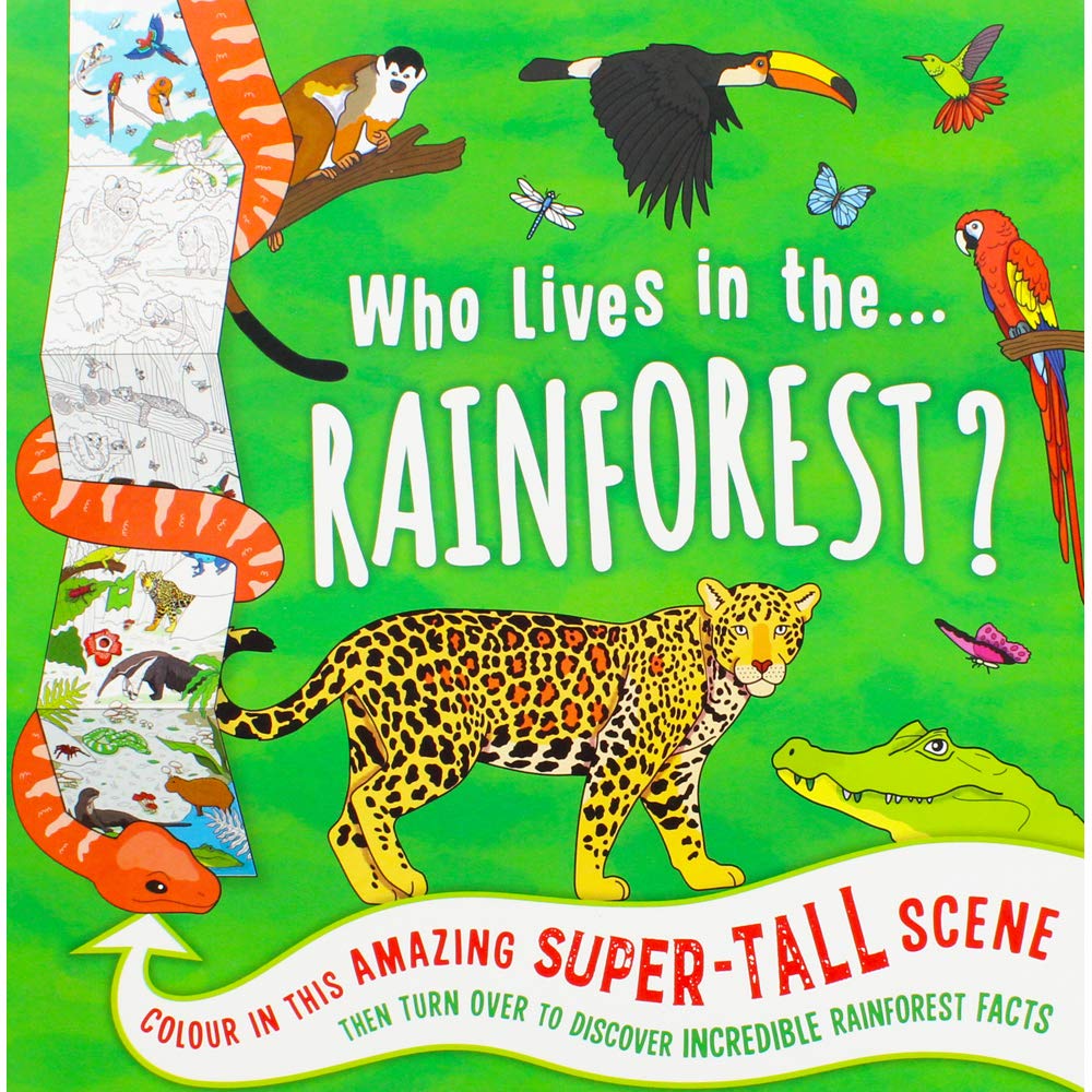 Rainforest (Giant Colouring Frieze) Tiptoi & Games