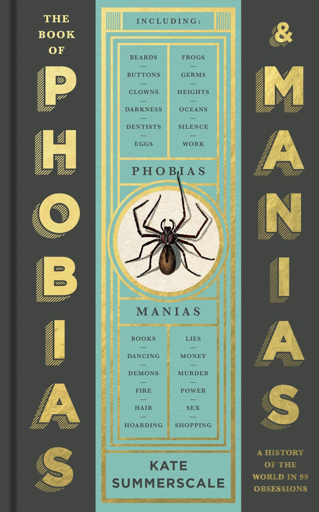 The Book of Phobias and Manias: A History of the World in 99 Obsessions Books