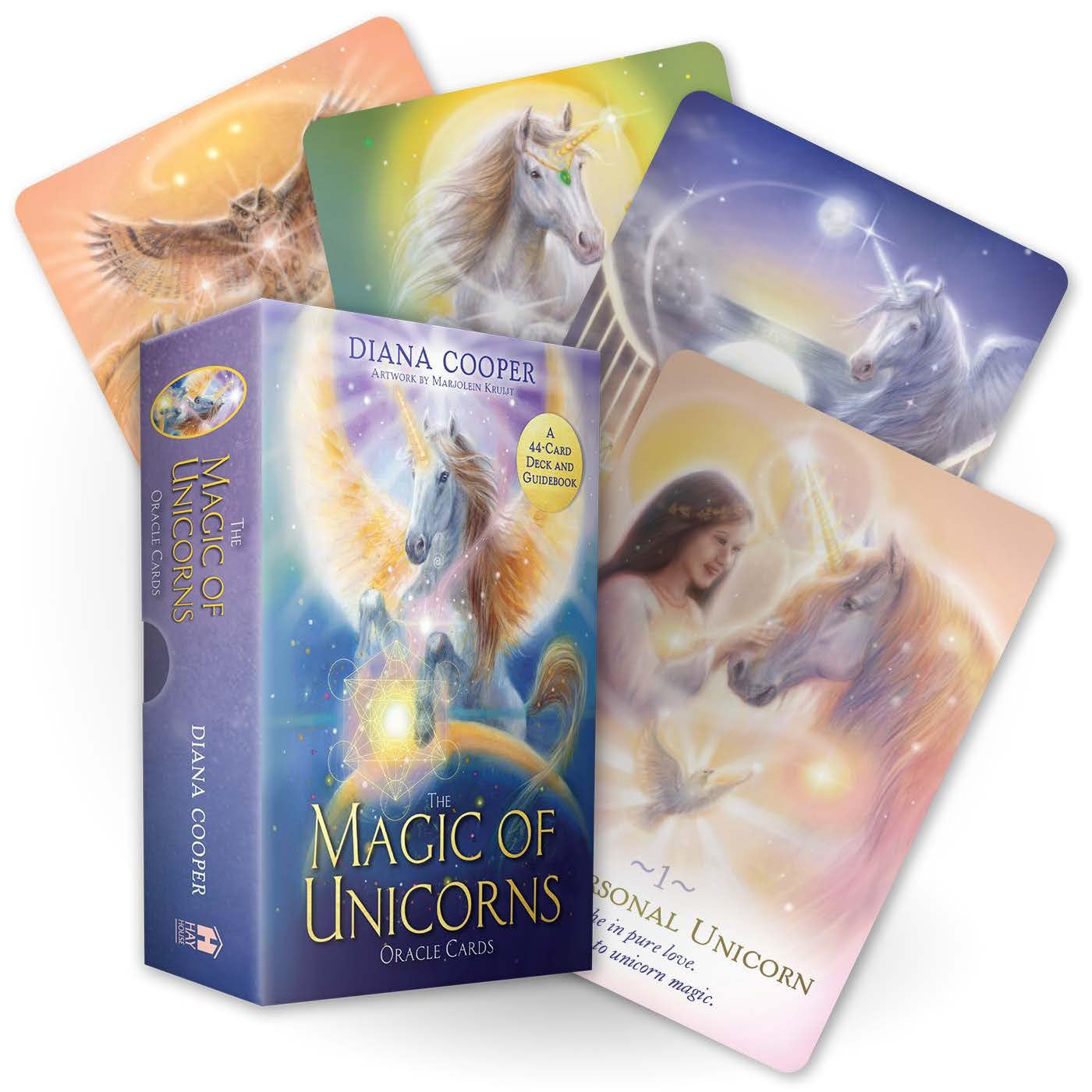 The Magic of Unicorns Oracle Cards: A 44-Card Deck and Guidebook Self-help
