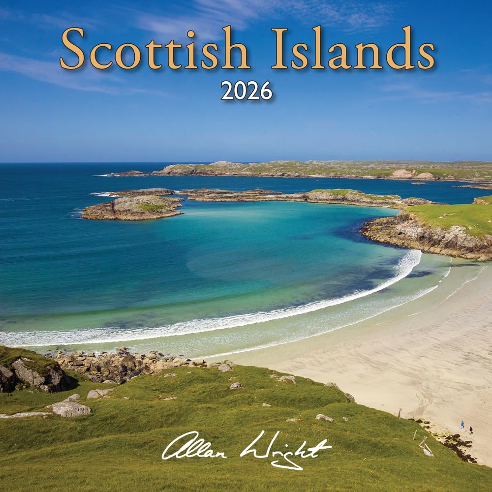 2026 Scotland Calendar: Scottish Islands – Wall Calendar – Month to View – 12 Months Books