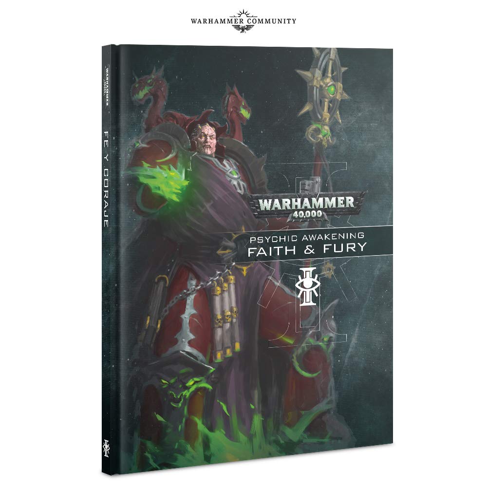 Games Workshop Psychic Awakening: Faith and Fury - English Hardback Manual Books