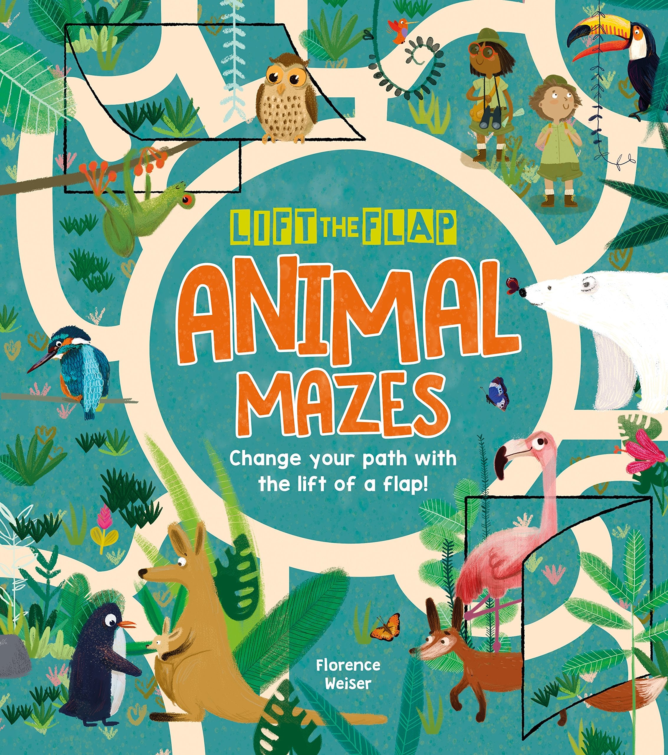 Lift-the-Flap: Animal Mazes Tiptoi & Games