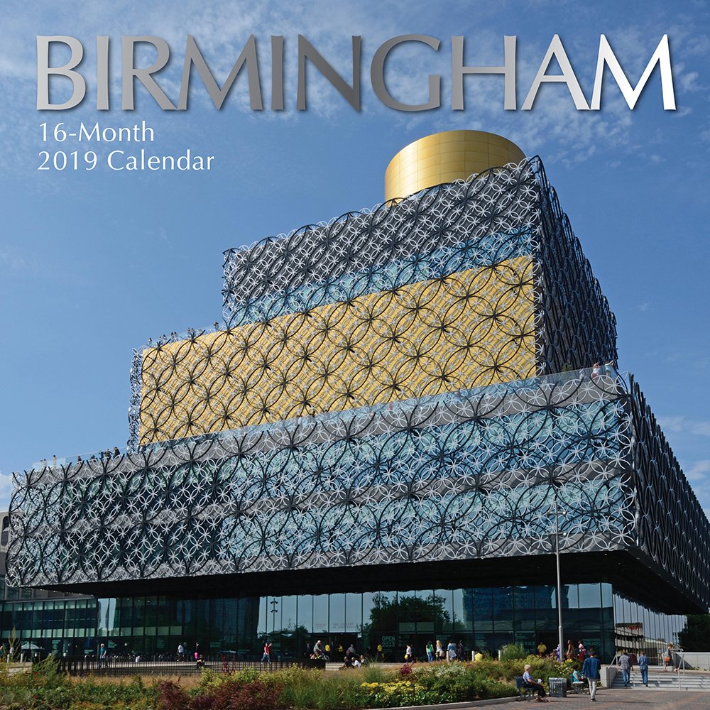 Birmingham 2019 - 16-Monatskalender: Original The Gifted Stationery Co. Ltd (Wall-Kalender) Leisure, Home & Garden