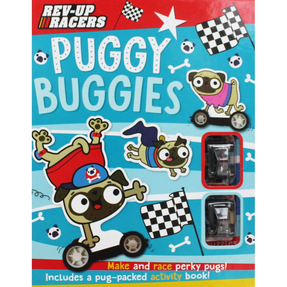 Make Believe Ideas Puggy Buggies Rev-Up Racers Books