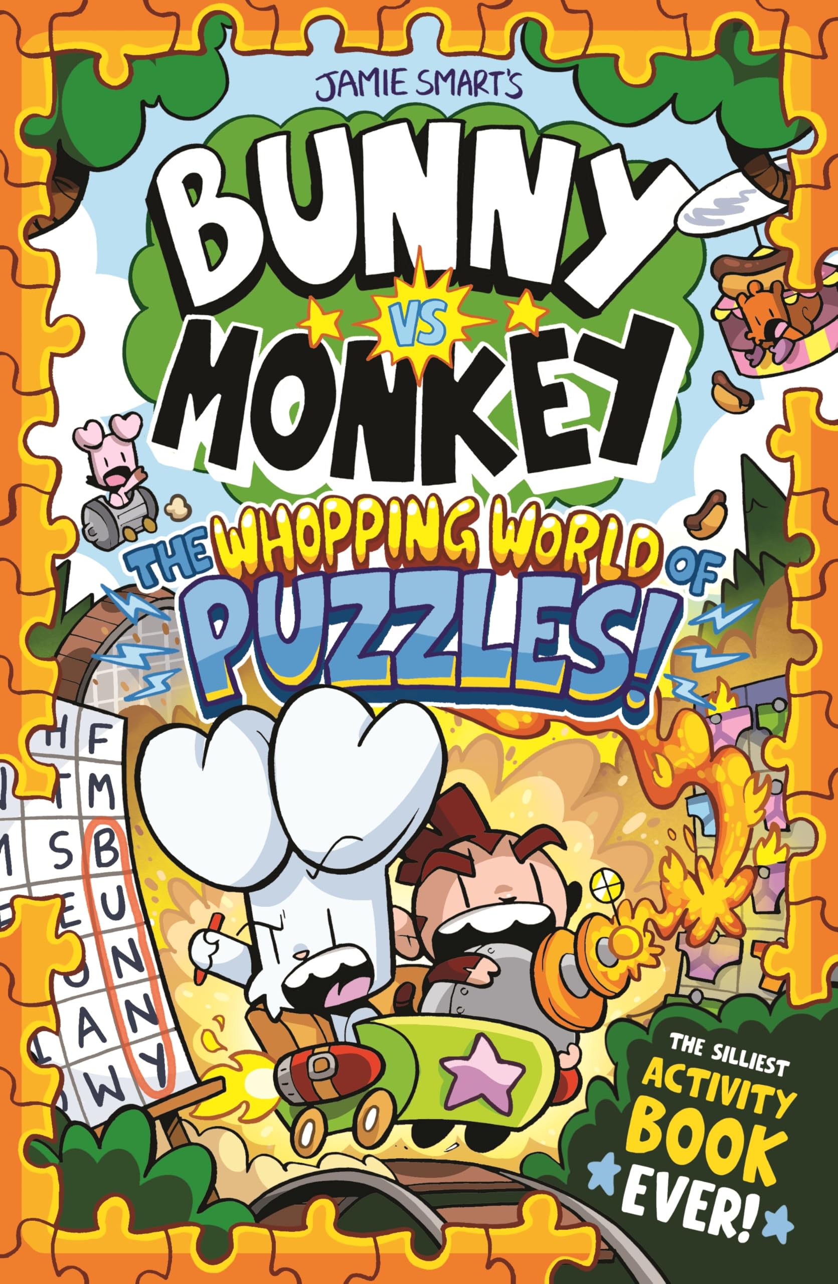 Bunny vs Monkey: The Whopping World of Puzzles (a Phoenix Comic Book, from the multi-million-selling creative genius Jamie Smart) Tiptoi & Games