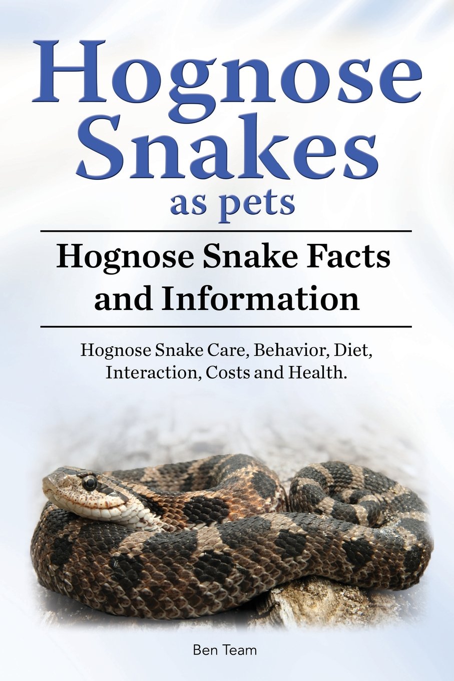 Hognose Snakes as pets. Hognose Snake Facts and Information. Hognose Snake Care, Behavior, Diet, Interaction, Costs and Health. Pets