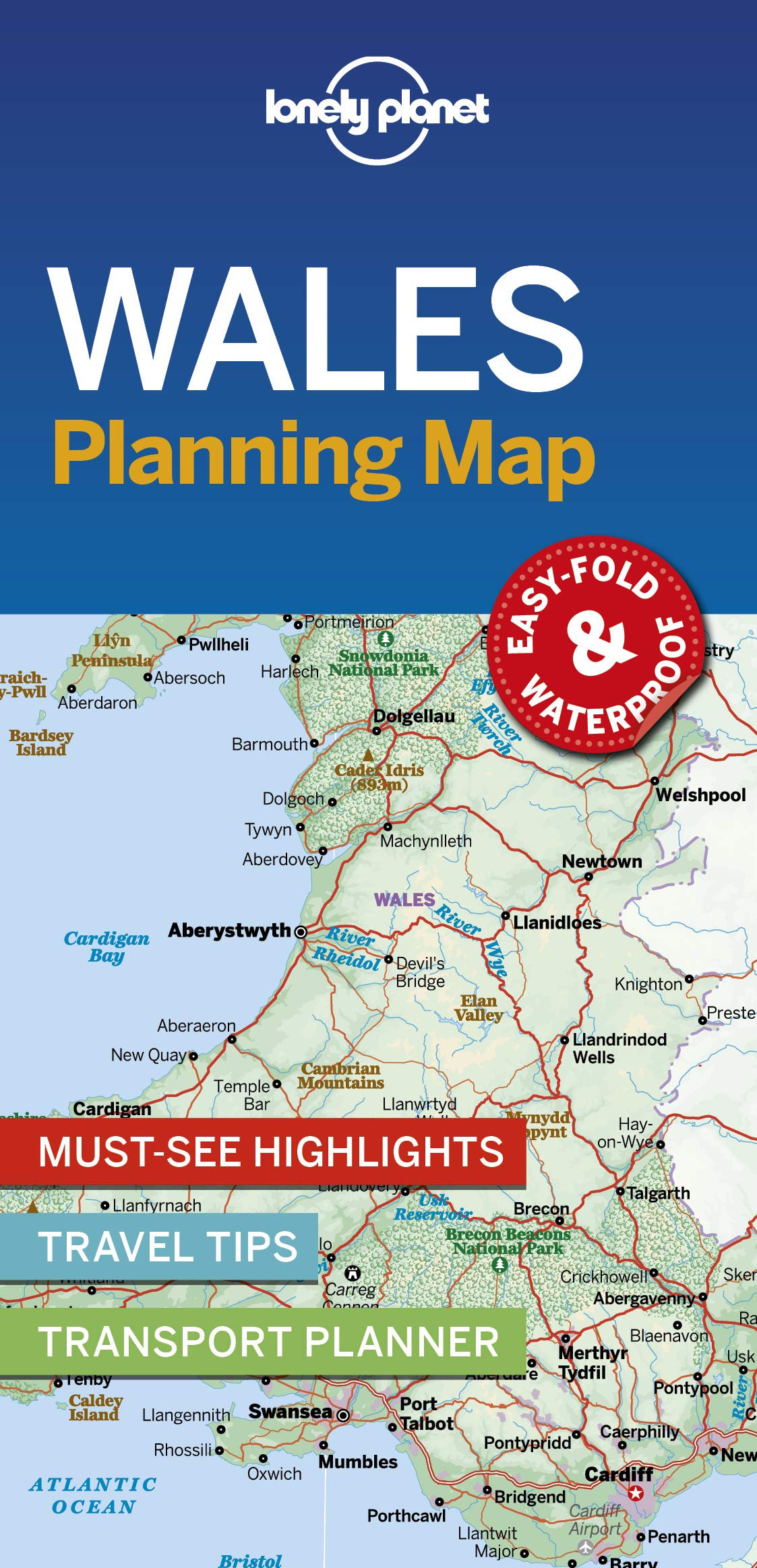 Lonely Planet Wales Planning Map Stationery