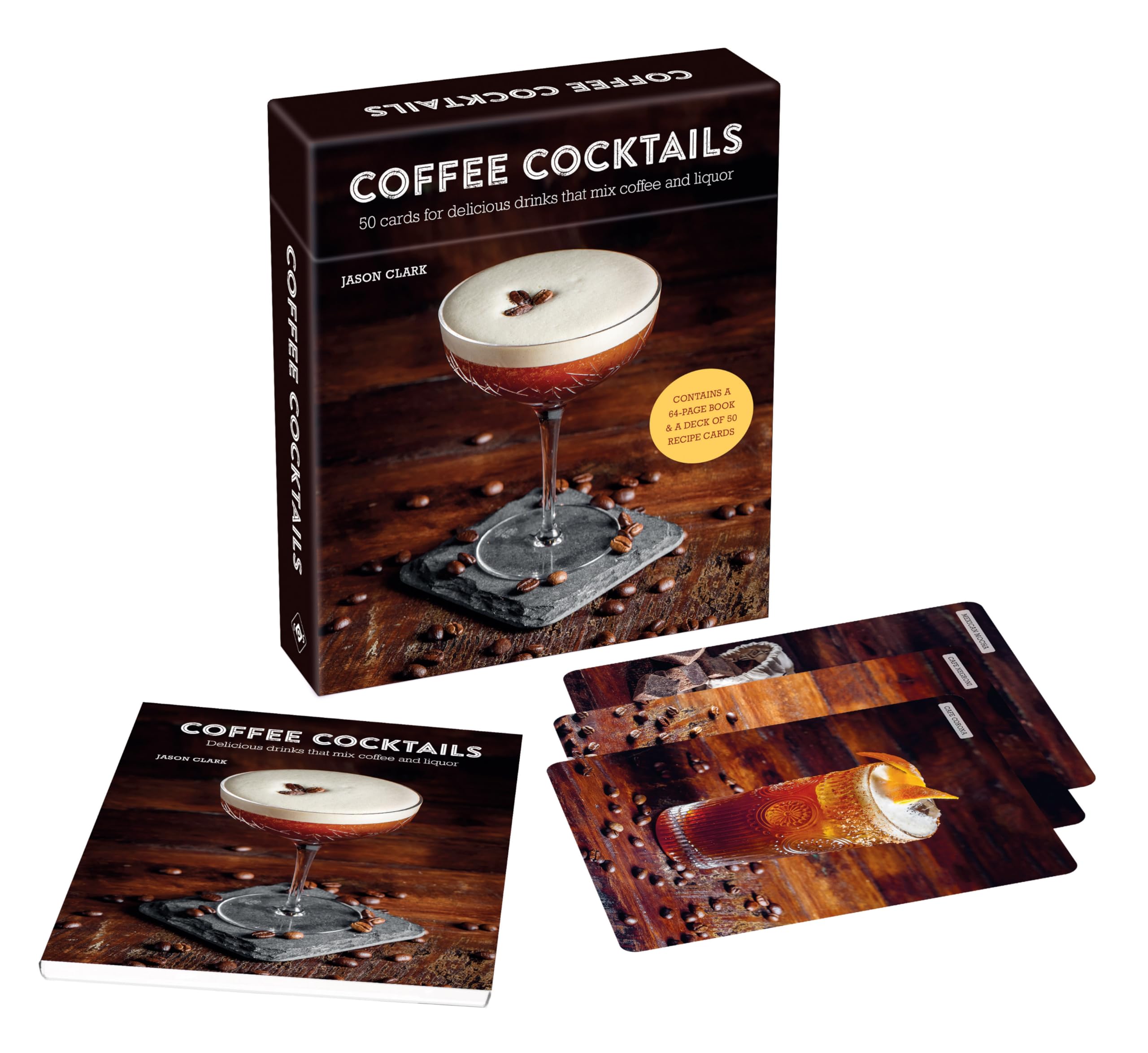 Coffee Cocktails Deck: 50 cards for delicious drinks that mix coffee & liquor Leisure, Home & Garden