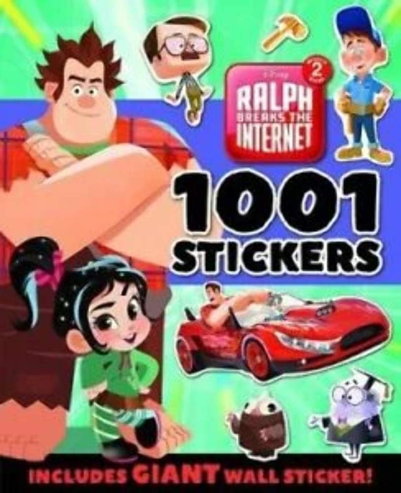 Disney - Wreck It Ralph 2: 1001 Stickers (1001 Stickers Disney) Tiptoi & Games