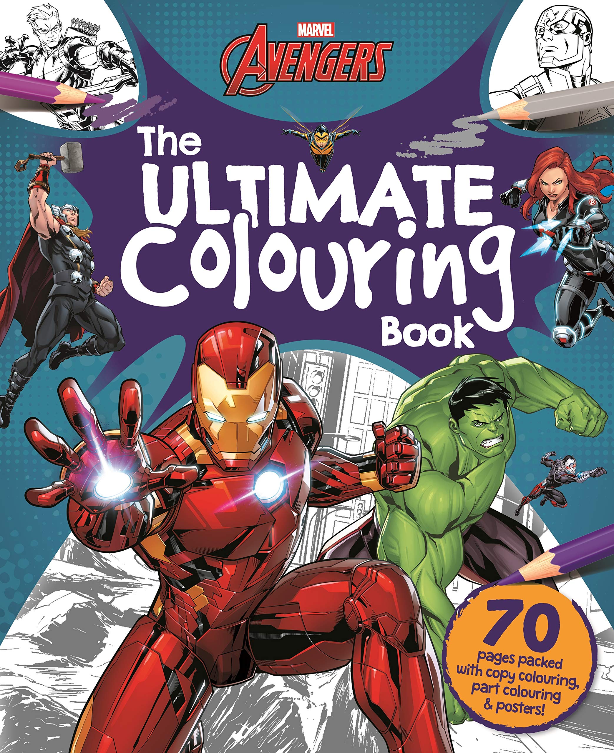 Marvel Avengers: The Ultimate Colouring Book (Mammoth Colouring Marvel) Tiptoi & Games
