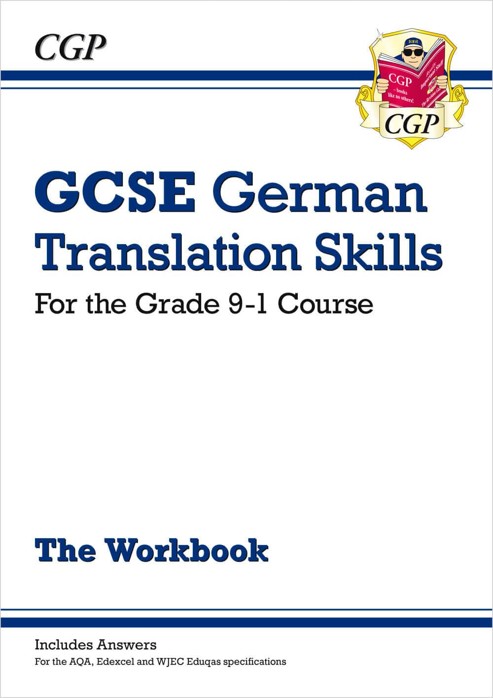 GCSE German Translation Skills Workbook: includes Answers (For exams in 2025) Professional & Reference Books