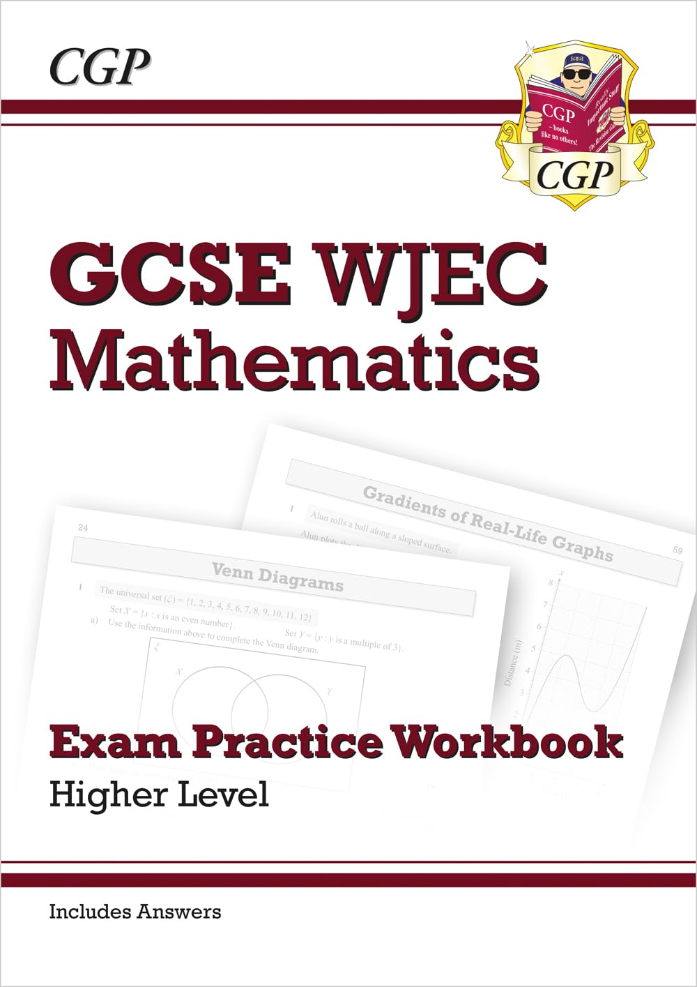 WJEC GCSE Maths Exam Practice Workbook: Higher (includes Answers): ideal for catch-up and the 2022 and 2023 exams (CGP GCSE Revision for Wales) Professional & Reference Books
