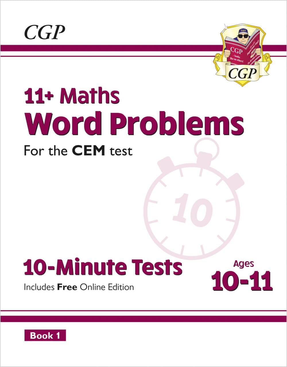 11+ CEM 10-Minute Tests: Maths Word Problems - Ages 10-11 Book 1 (with Online Edition) Professional & Reference Books