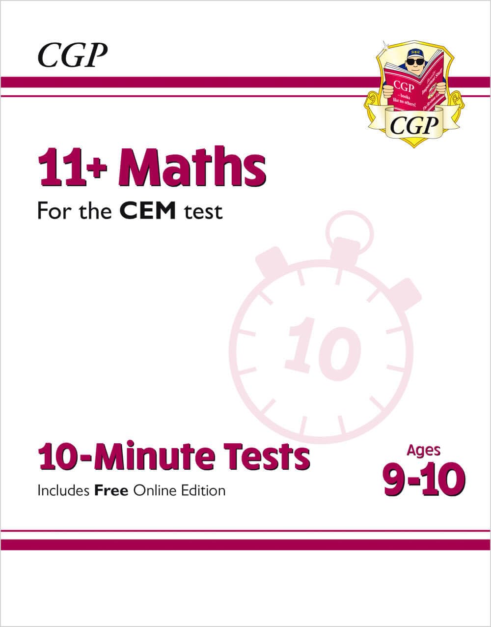 11+ CEM 10-Minute Tests: Maths - Ages 9-10 (with Online Edition) (CGP CEM 11+ Ages 9-10) Professional & Reference Books