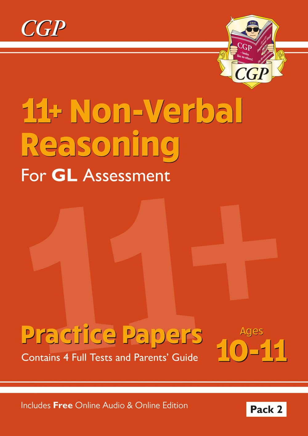 11+ GL Non-Verbal Reasoning Practice Papers: Ages 10-11 Pack 2 (inc Parents' Guide & Online Ed) (CGP GL 11+ Ages 10-11) Education & Training