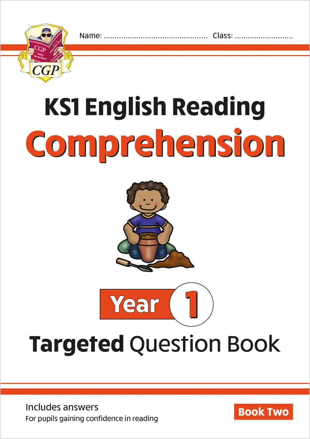 KS1 English Year 1 Reading Comprehension Targeted Question Book - Book 2 (with Answers) (CGP Year 1 English) Professional & Reference Books