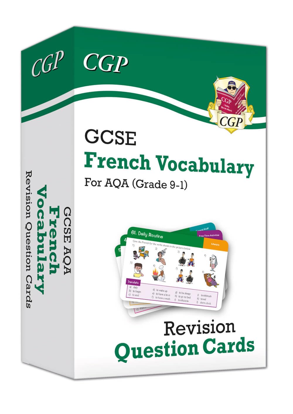 GCSE AQA French: Vocabulary Revision Question Cards (For exams in 2025) Professional & Reference Books