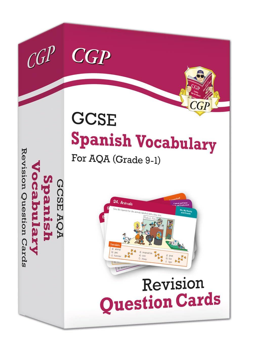 GCSE AQA Spanish: Vocabulary Revision Question Cards (For exams in 2025) book