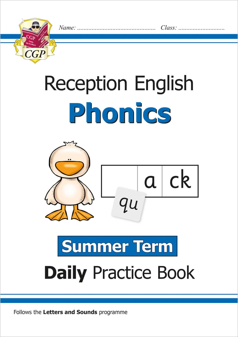 Reception Phonics Daily Practice Book: Summer Term (CGP Reception Daily Workbooks) Professional & Reference Books