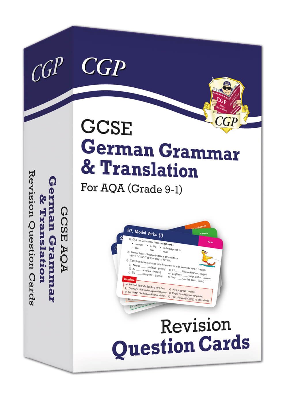 GCSE AQA German: Grammar & Translation Revision Question Cards (For exams in 2025) (CGP AQA GCSE German) Professional & Reference Books