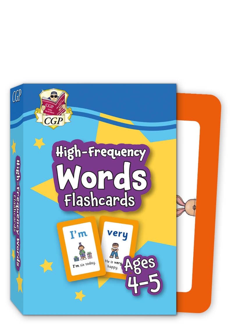 High-Frequency Words Flashcards for Ages 4-5 (Reception) (CGP Reception Activity Books and Cards) Education & Training