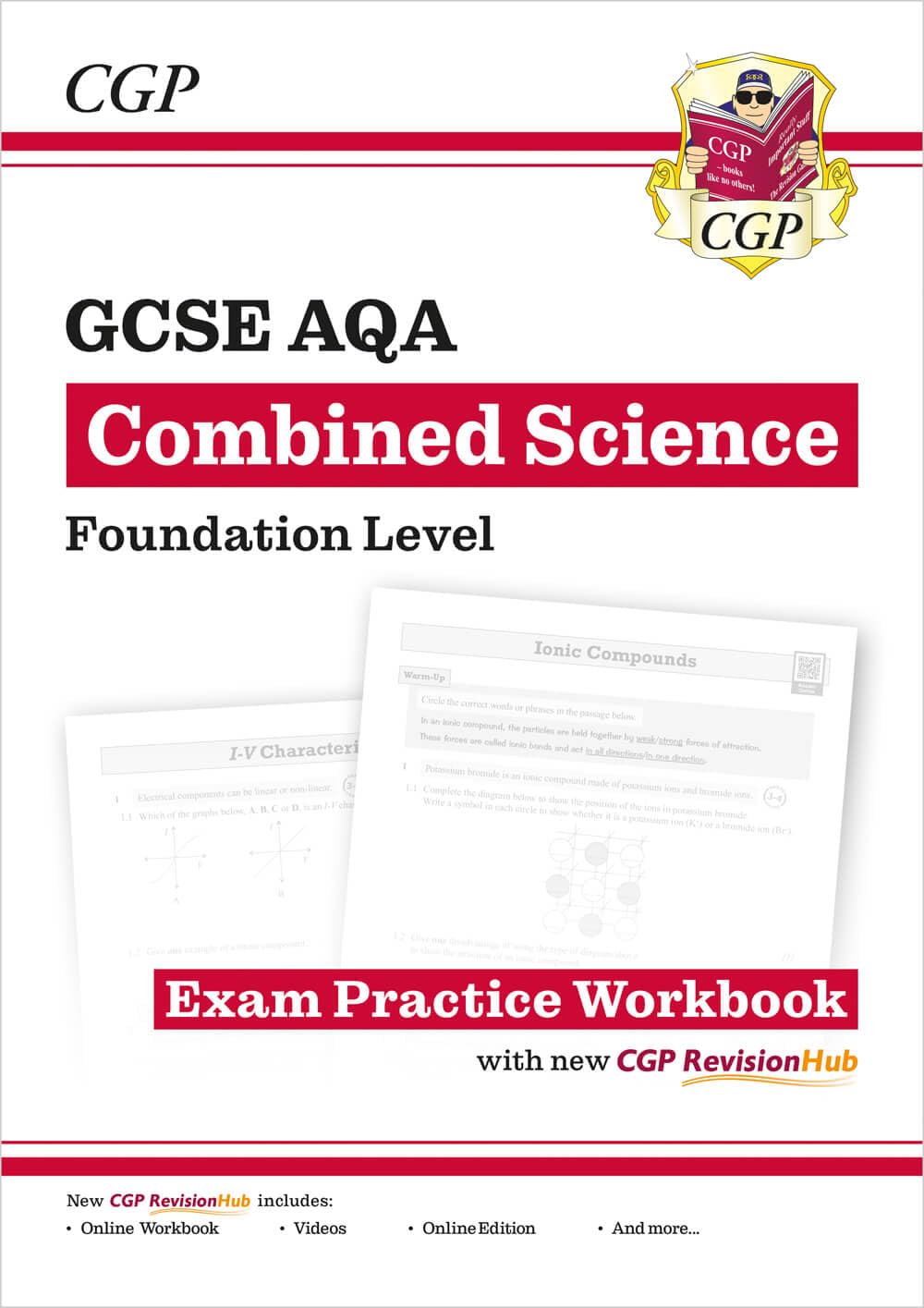 New GCSE Combined Science AQA Foundation Exam Practice Workbook with CGP RevisionHub (CGP AQA GCSE Combined Science) Professional & Reference Books