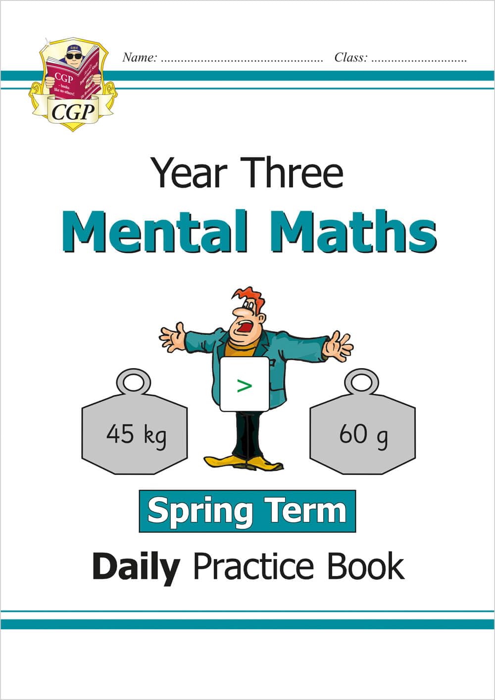 KS2 Mental Maths Year 3 Daily Practice Book: Spring Term (CGP Year 3 Daily Workbooks) Professional & Reference Books