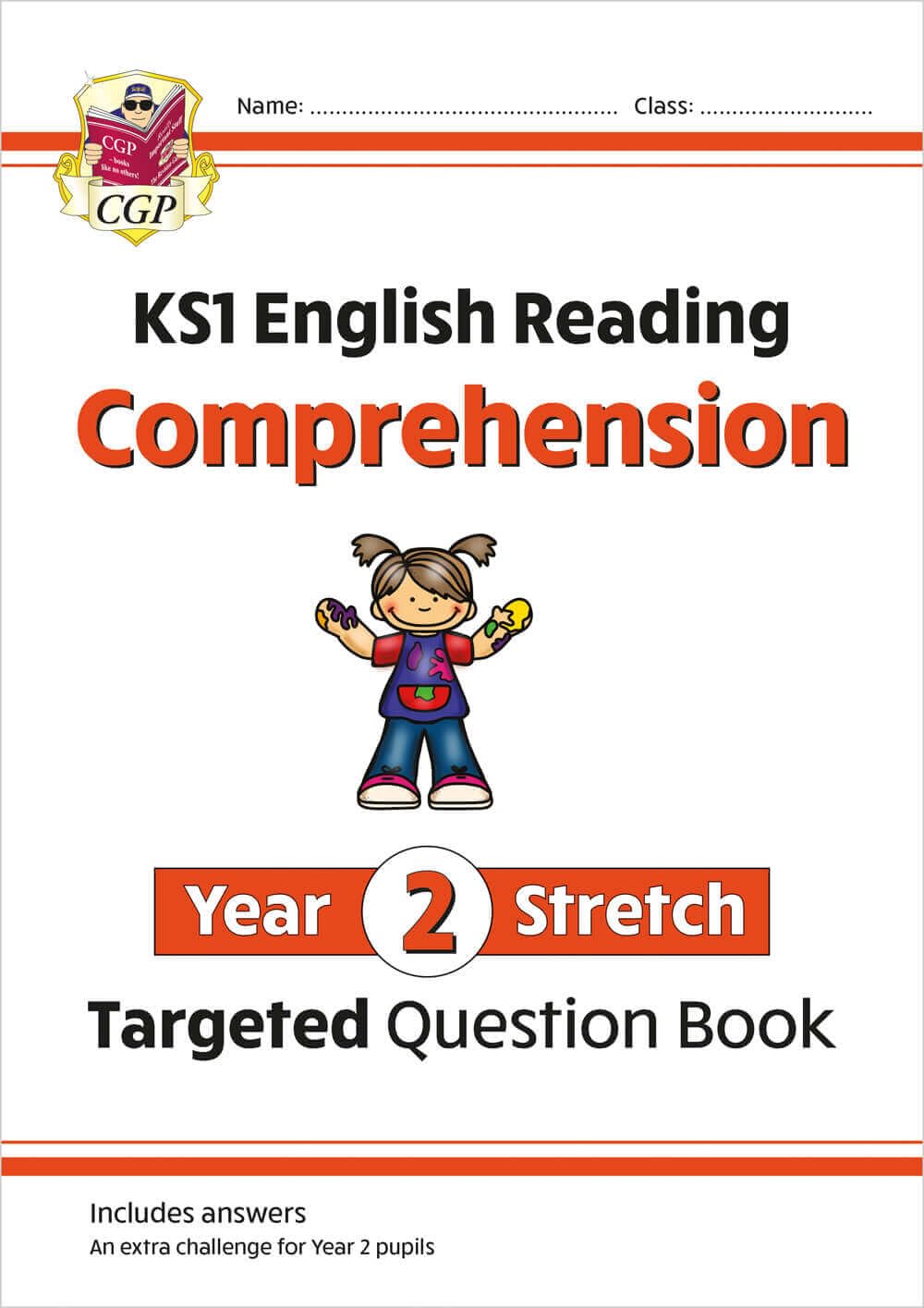 KS1 English Year 2 Stretch Reading Comprehension Targeted Question Book (with Answers) (CGP Year 2 English) Education & Training