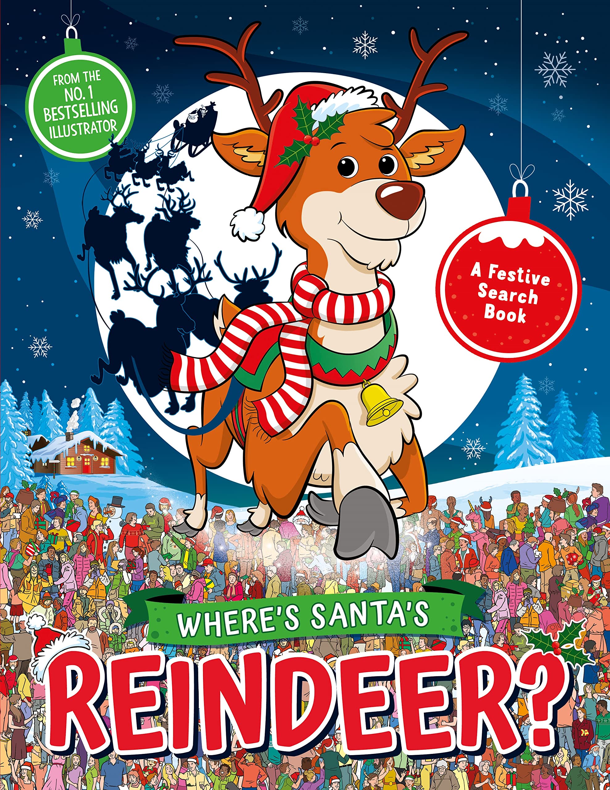 Where's Santa's Reindeer?: A Festive Search and Find Book (Search and Find Activity) Non-fiction