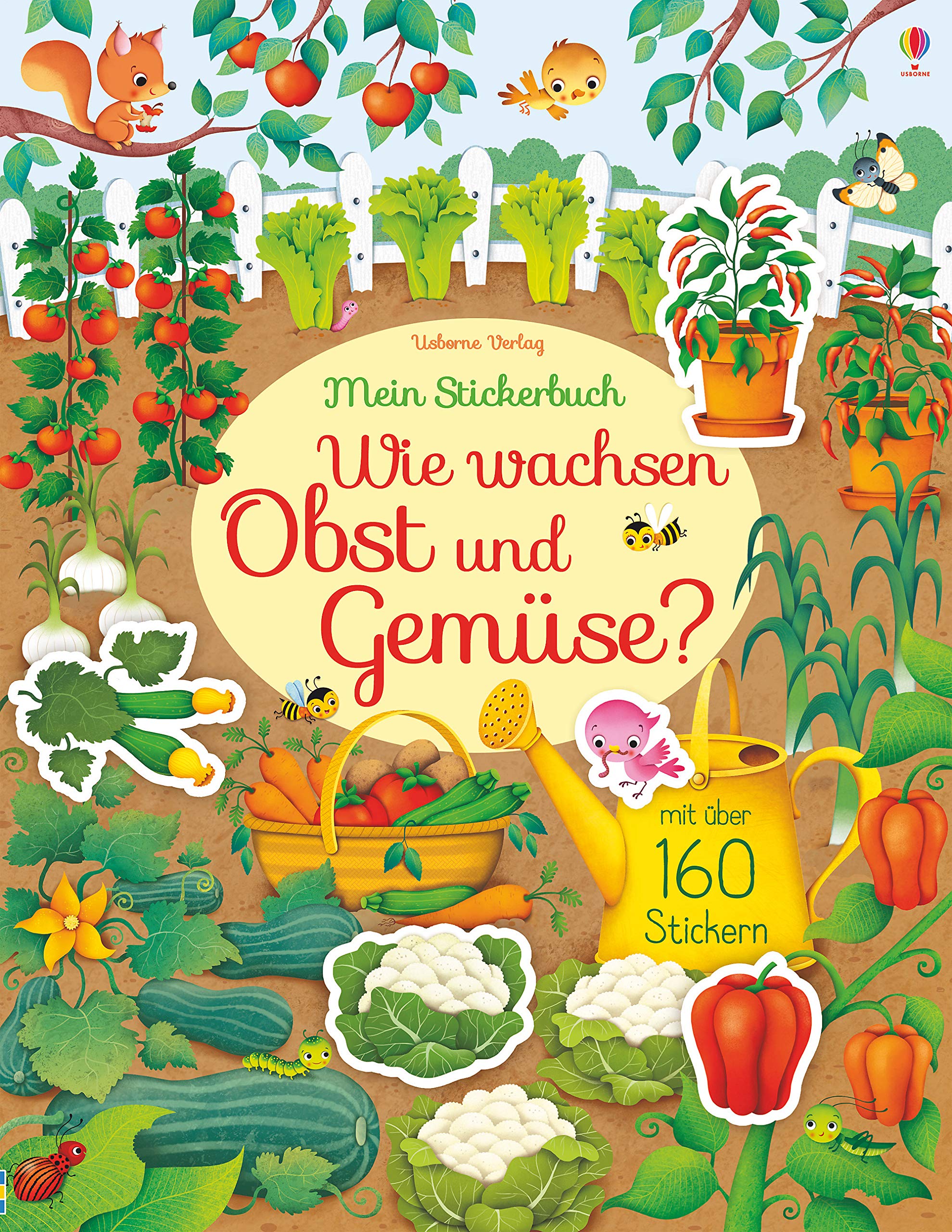 Mein Stickerbuch: Wie wachsen Obst und Gemüse?: Mit über 160 Stickern (Meine Stickerbücher) Tiptoi & Games