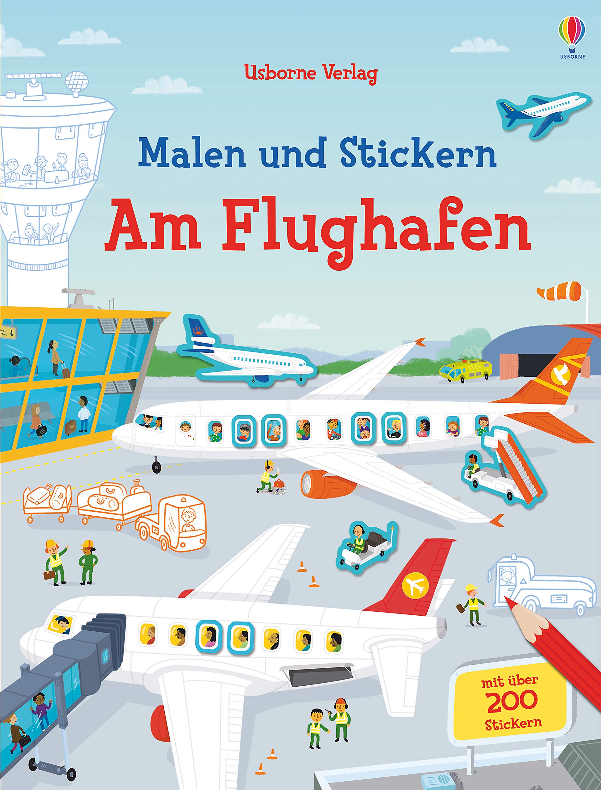 Malen und Stickern: Am Flughafen Non-fiction