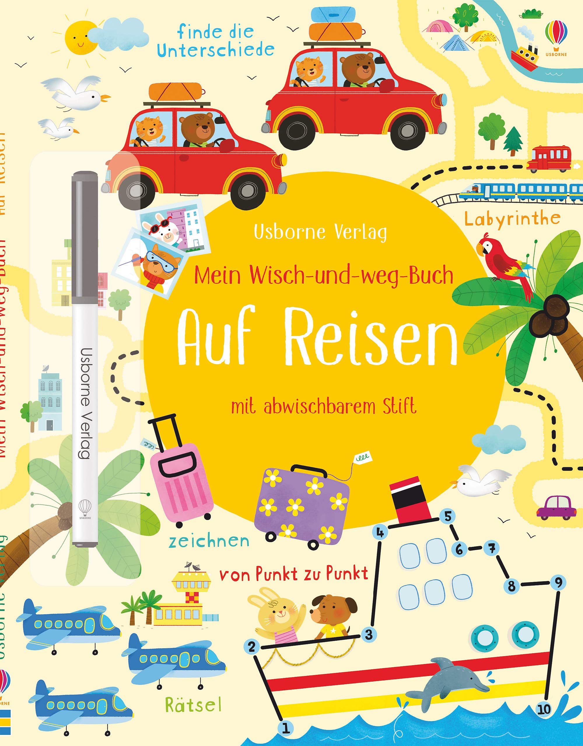 Mein Wisch-und-weg-Buch: Auf Reisen: mit abwischbarem Stift (Meine Wisch-und-weg-Bücher) Non-fiction