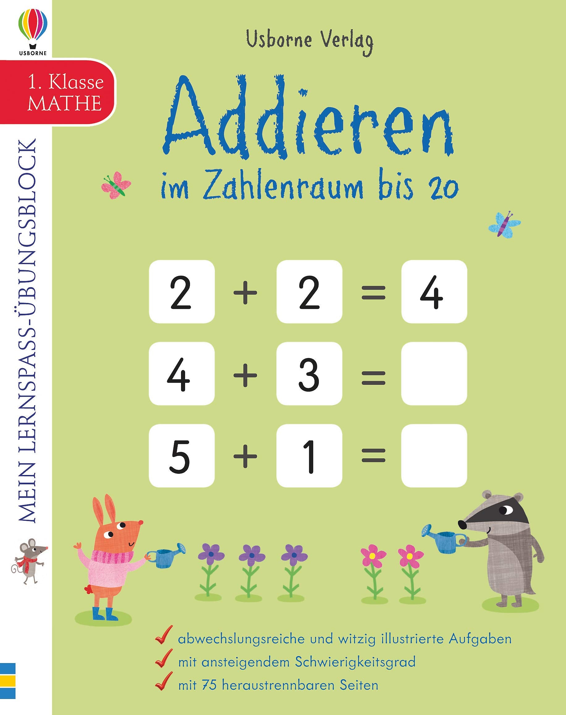 Mein Lernspaß-Übungsblock: Addieren im Zahlenraum bis 20 (1. Klasse): für die 1. Klasse (Meine Lernspaß-Übungsblöcke) Tiptoi & Games