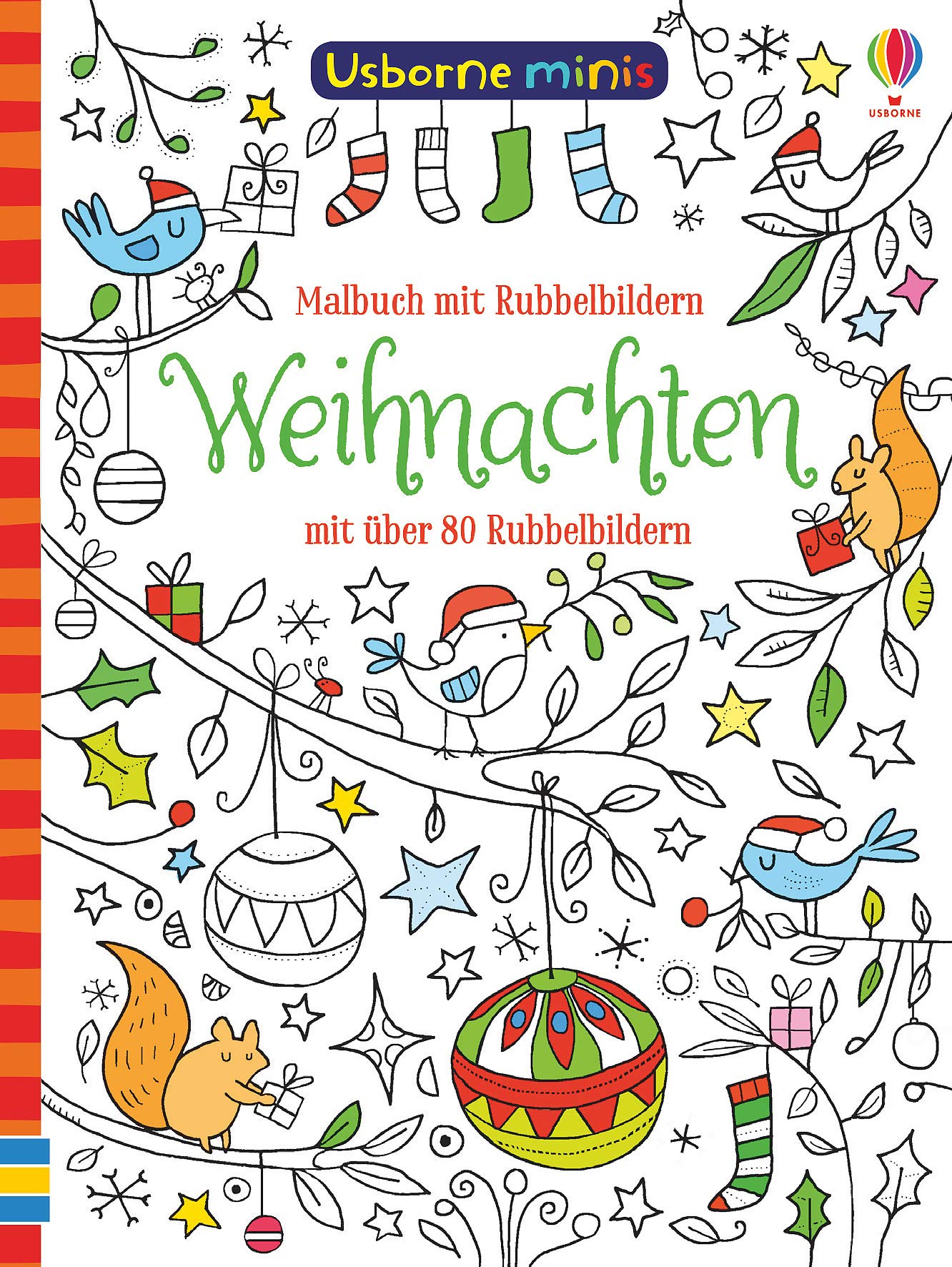 Usborne Minis - Malbuch: Weihnachten: Malbuch mit Rubbelbildern (Usborne-Minis-Reihe) Non-fiction