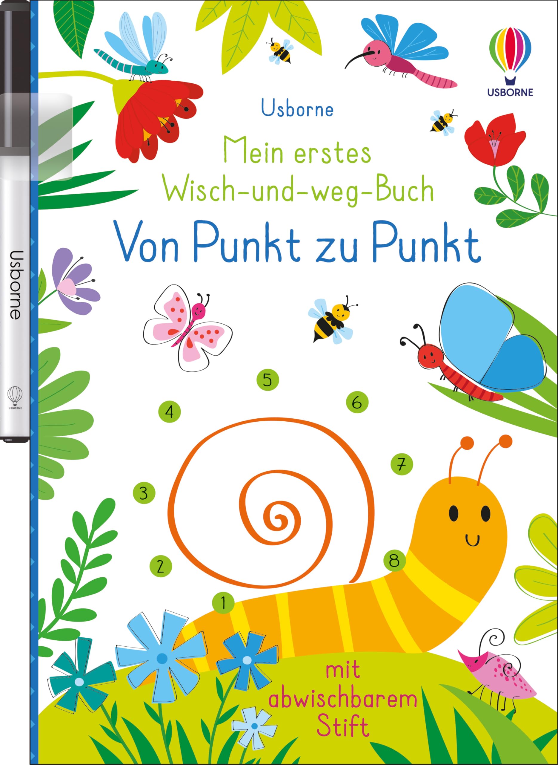 Mein erstes Wisch-und-weg-Buch: Von Punkt zu Punkt: mit abwischbarem Stift (Meine ersten Wisch-und-weg-Bücher) Non-fiction