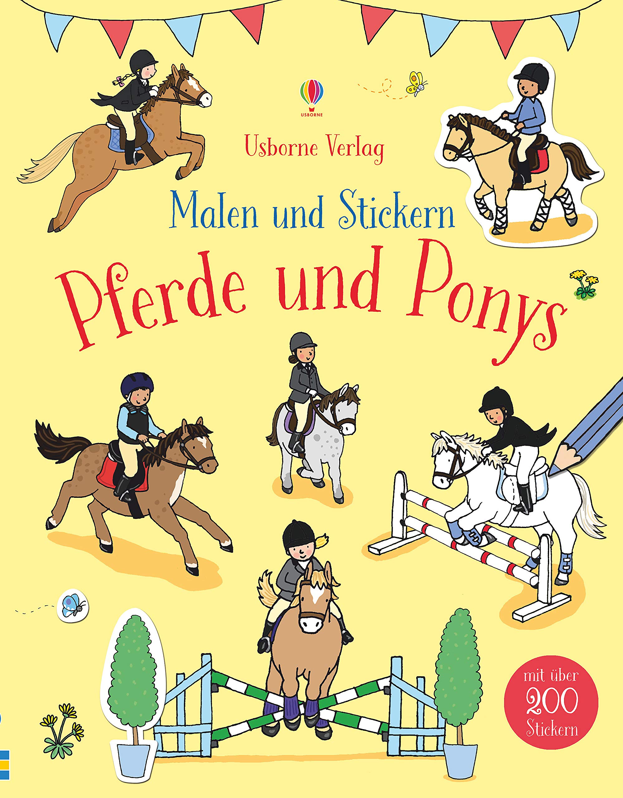 Malen und Stickern: Pferde und Ponys Non-fiction