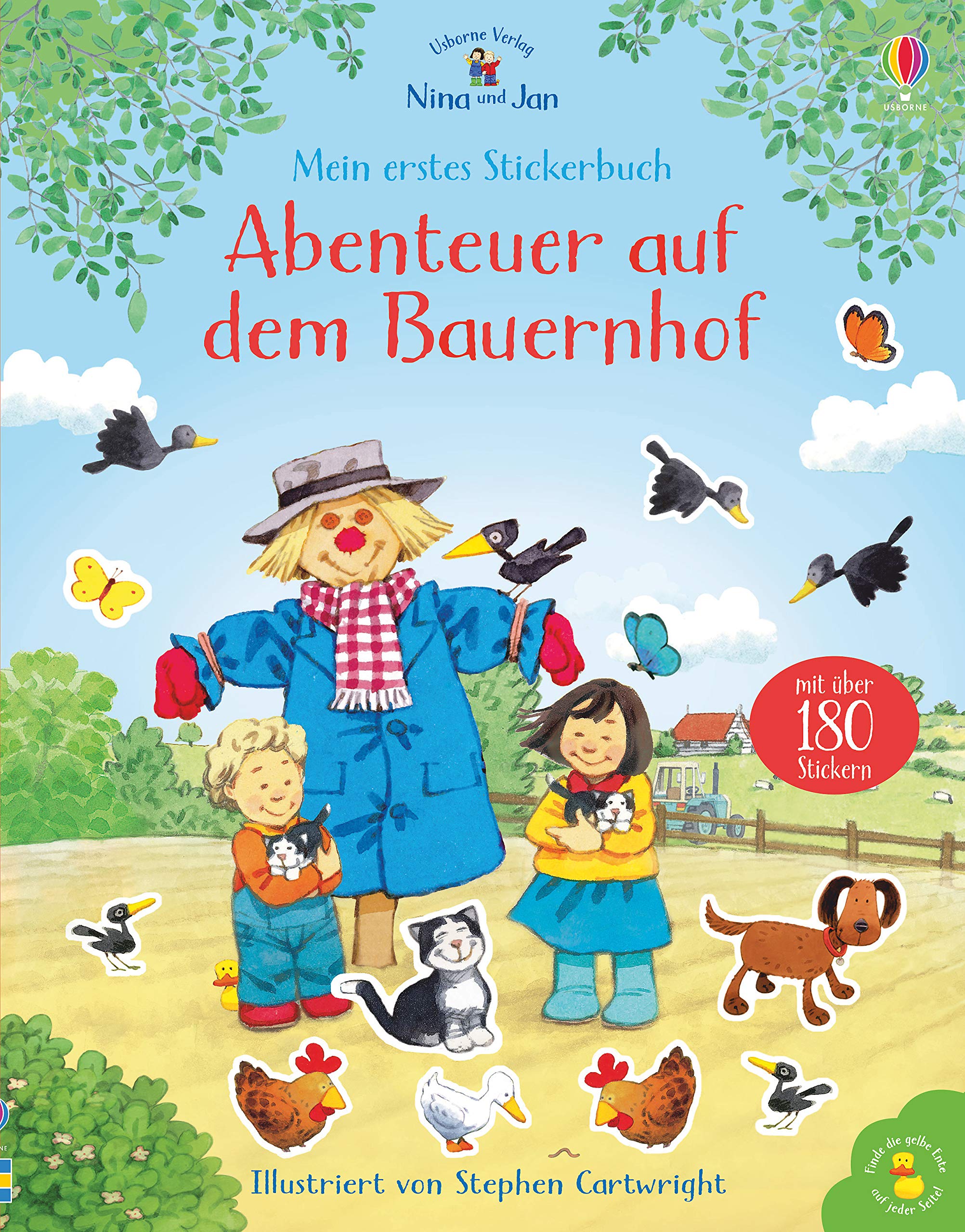 Nina und Jan - Mein erstes Stickerbuch: Abenteuer auf dem Bauernhof Non-fiction