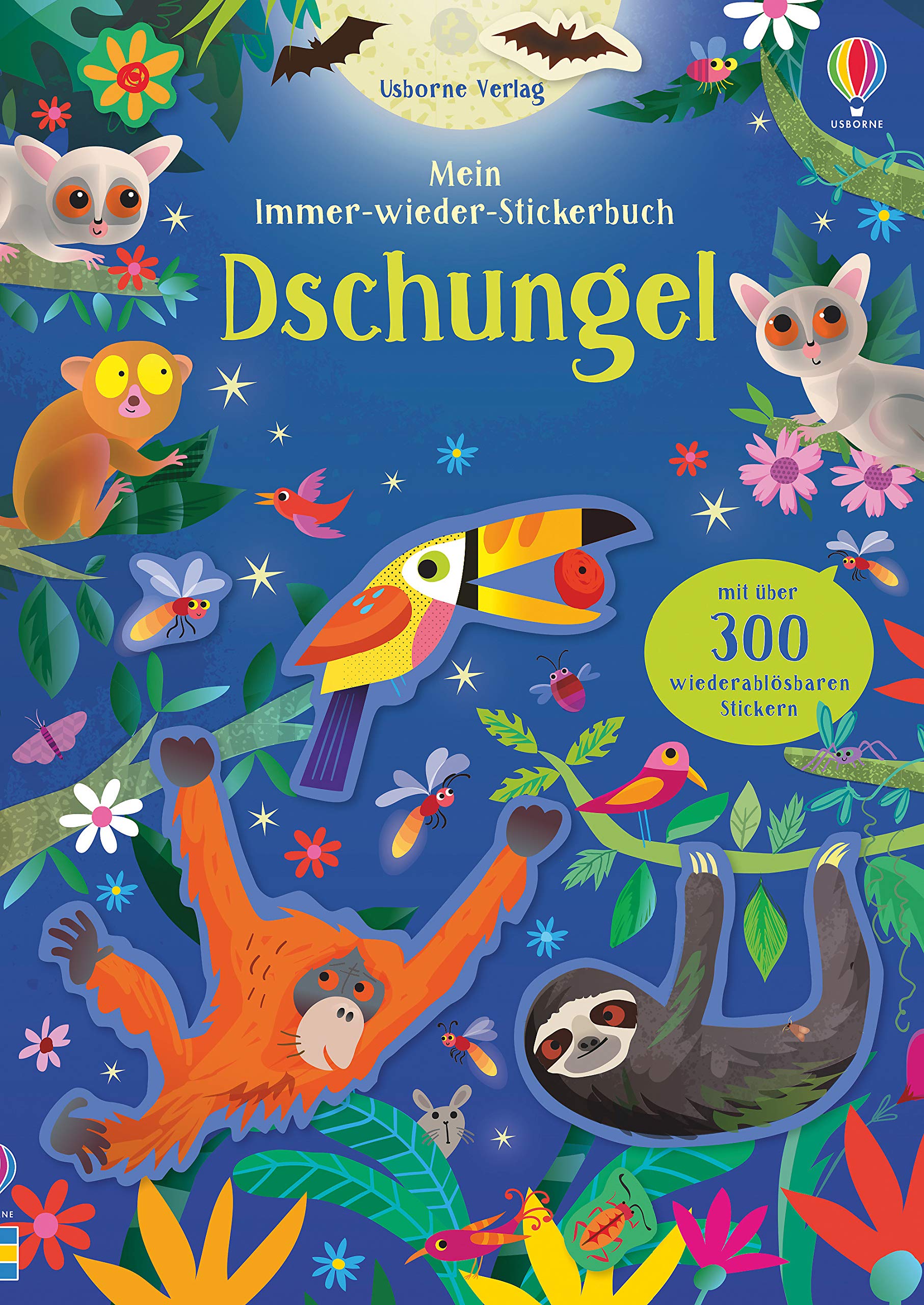 Mein Immer-wieder-Stickerbuch: Dschungel: Mit über 300 wiederablösbaren Stickern (Meine Immer-wieder-Stickerbücher) Non-fiction