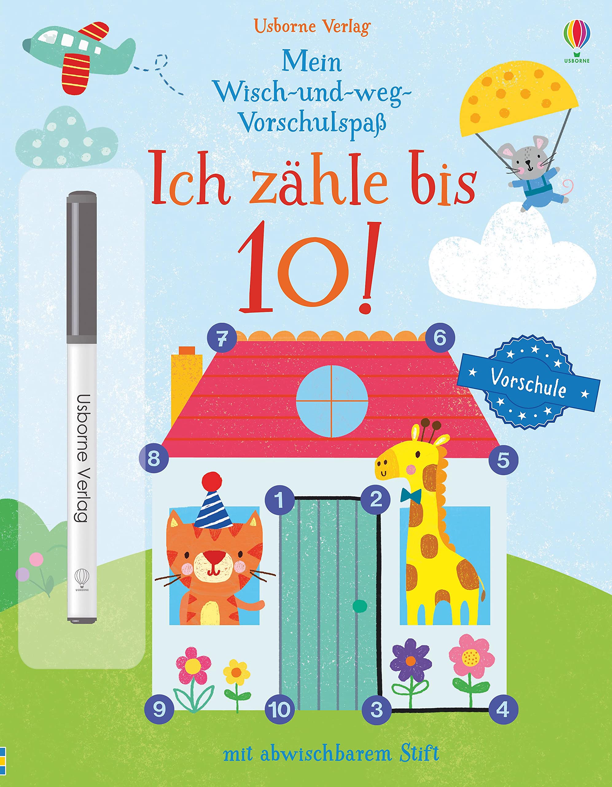 Mein Wisch-und-weg-Vorschulspaß: Ich zähle bis 10!: mit abwischbarem Stift (Wisch-und-weg-Vorschulspaß-Reihe) Non-fiction