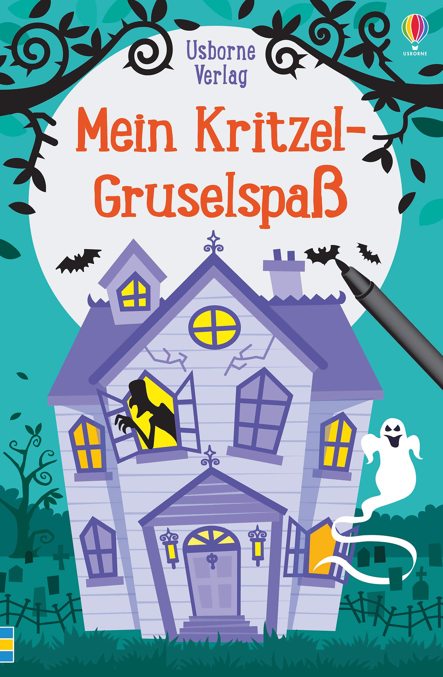 Mein Kritzel-Gruselspaß (Usborne Knobelbücher) Tiptoi & Games