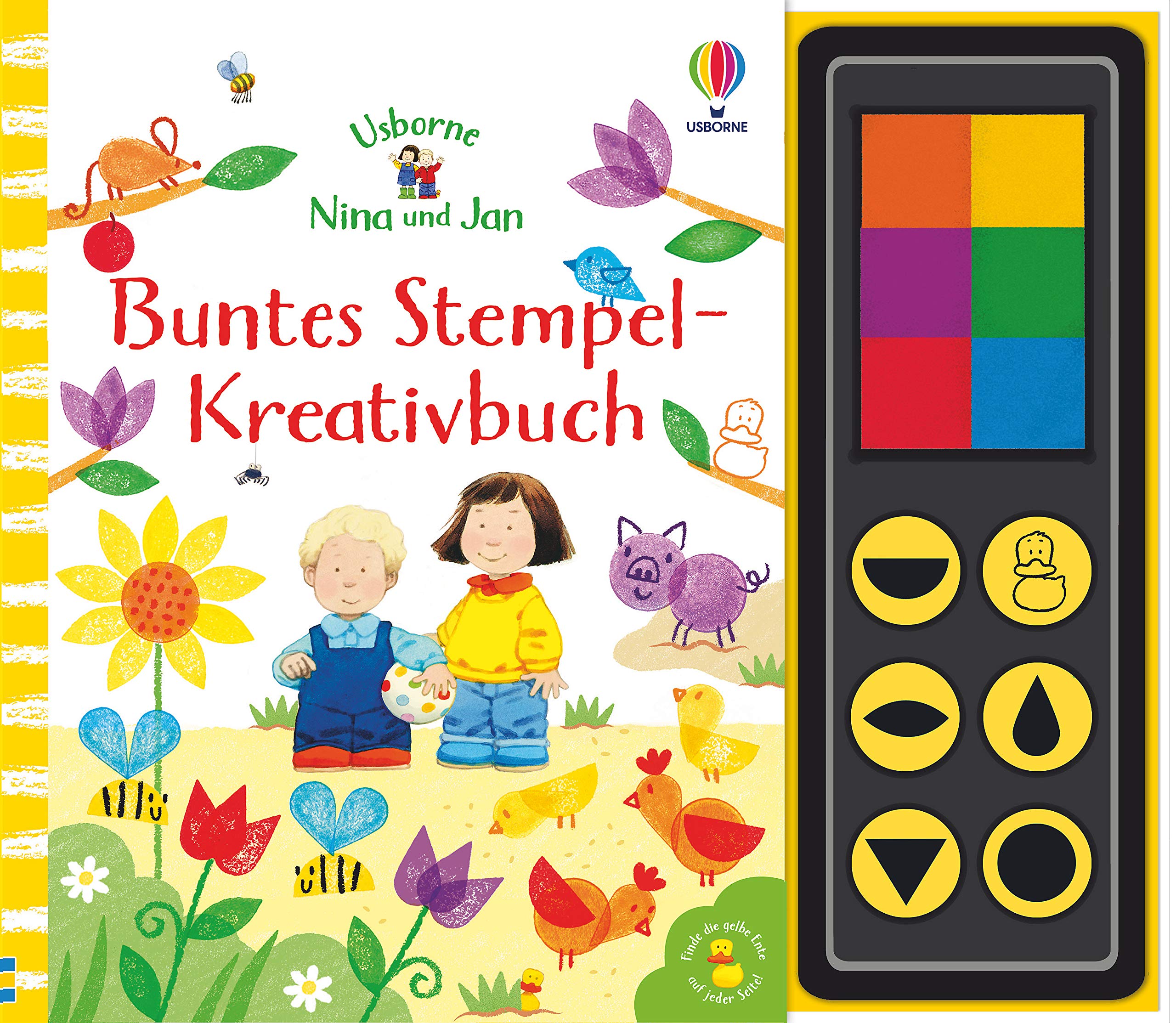 Nina und Jan - Buntes Stempel-Kreativbuch (Nina-und-Jan-Reihe) Non-fiction