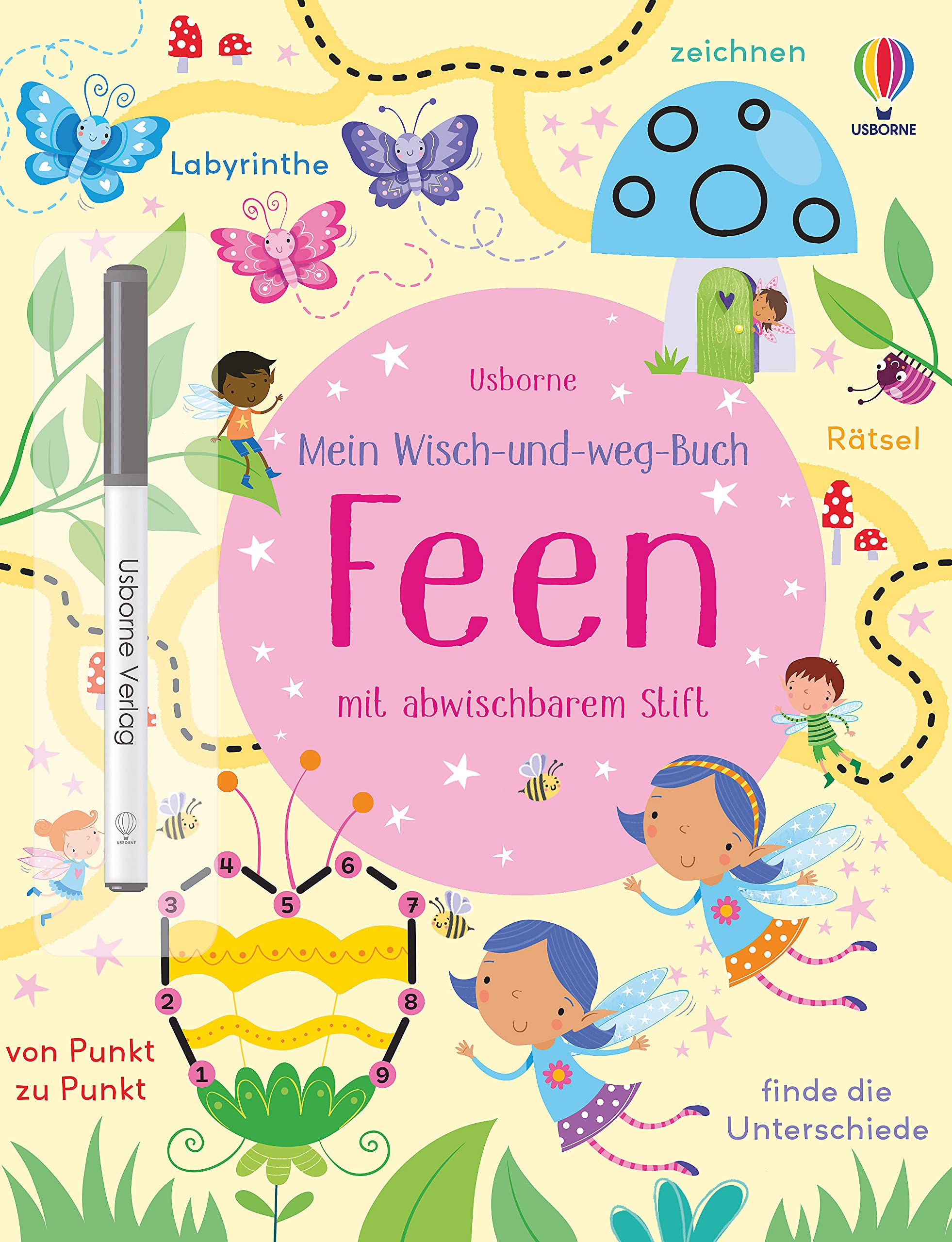 Mein Wisch-und-weg-Buch: Feen: mit abwischbarem Stift (Meine Wisch-und-weg-Bücher) Non-fiction